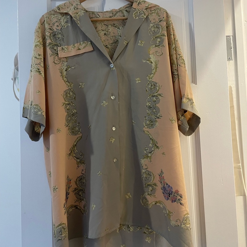 Floral Button-Up Shirt
